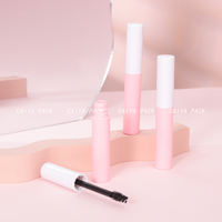 Voyage Mini Slim Mascara Bouteille Crème Cils Sourcils Sérum Liquide Petit Mascara En Plastique Tubes Flacons avec Brosse CAIYA 1ml Échantillon