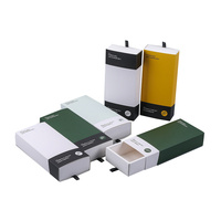 Boîte d'emballage cadeau recyclable au design de qualité supérieure ensemble de sacs boîtes d'emballage en papier carton avec impression boîte cadeau à tiroir pour sac suspendu