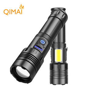 ไฟฉาย LED Xhp160 Cob แบบชาร์จไฟได้ ความเข้มสูง พร้อมไฟด้านข้าง สำหรับใช้งานกลางแจ้ง - Product Image 3