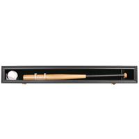 Étui de présentation pour batte de baseball 2026, porte en acrylique transparente, support, étagère, armoire, montage mural, boîte à ombre noire avec LED
