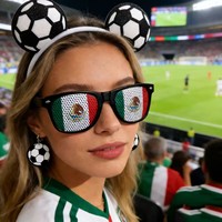 Heißer Verkauf Fußball-Fan-Kollektion: Haarschmuck, Ohrringe, Brillen & Fußball-Party-Zubehör