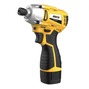 2023 nouveauté jaune Impact Driver Chine outil sans brosse batterie sans fil tournevis pour l'électronique