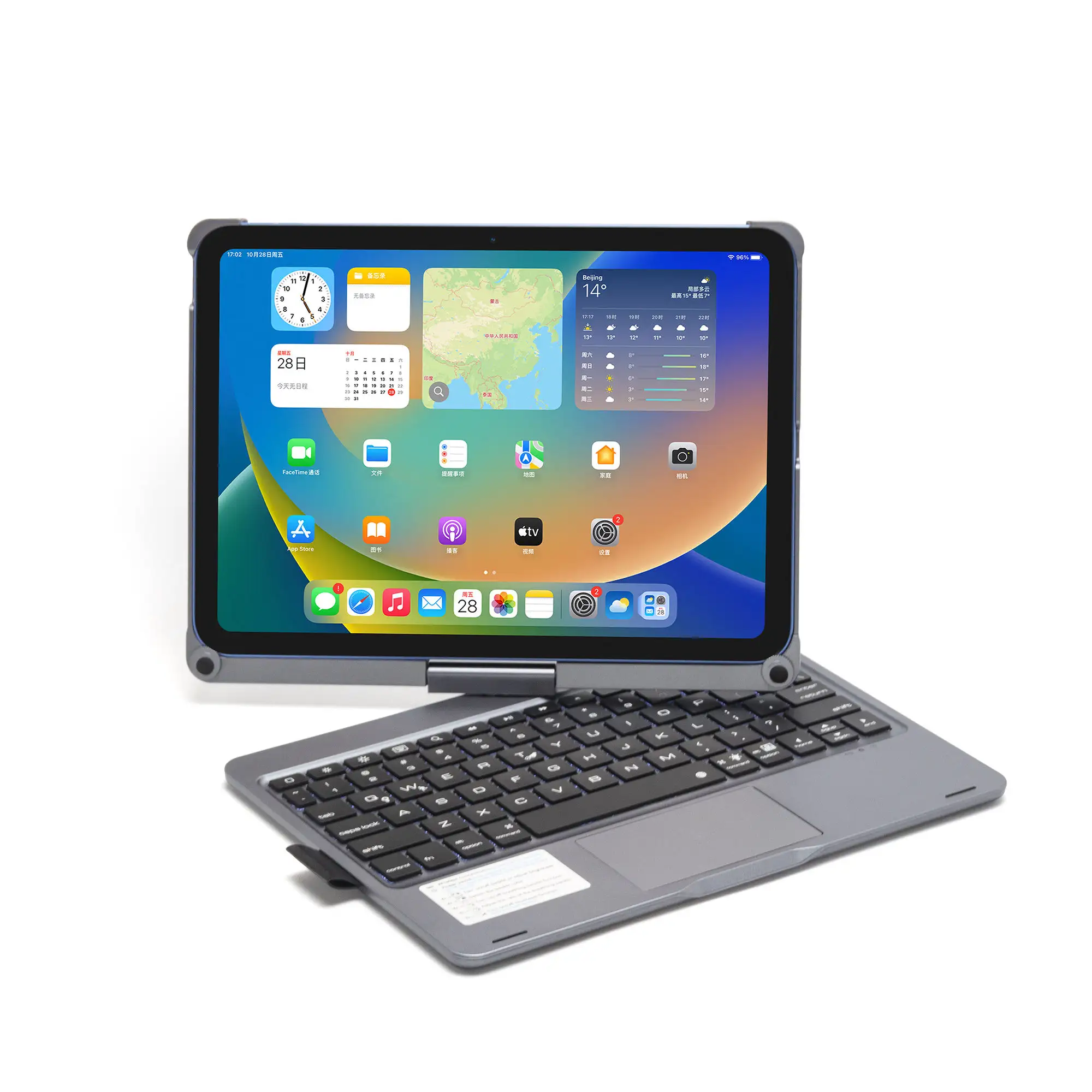 Новая Рекомендуемая клавиатура с 360 градусами вращения для iPad 10,2 10,5/Pro11/10,9 "чехол для клавиатуры Bluetooth