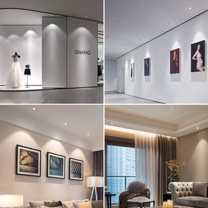 Lámpara LED Comercial Empotrada en el Techo, Iluminación Interior sin Marco, Alimentación por CA, Aluminio, 4100K, Blanco Neutro, IP20, Ra90, Regulable - Product Image 6