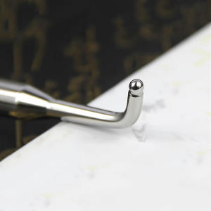 Pluma de acupuntura de acero inoxidable de alta calidad al por mayor portátil de doble cara para aliviar la tensión muscular facial - Product Image 5