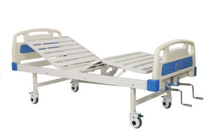 Offre Spéciale fabricant ABS tête en alliage d'aluminium <span class=keywords><strong>lit</strong></span> d'hôpital manuel <span class=keywords><strong>lit</strong></span> d'équipement <span class=keywords><strong>médical</strong></span> infirmier avec matelas pour patient - Product Image 4