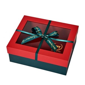 Caja de regalo plegable de cartón rígido con cinta, se puede personalizar según las necesidades - Product Image 2