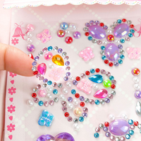 Autocollant en cristal personnalisé, autocollant en diamant pour tasse, autocollant en strass, papillon, bijoux pour le corps, autocollant pour bricolage