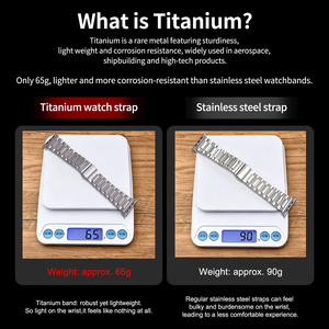 Bracelet de montre en titane pur de qualité 2 JAETIUM pour Apple Watch Ultra 49 mm, séries 10, 9, 8, 45 mm, bracelet en titane Gr2 mat à 3 maillons - Product Image 3
