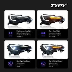 TYPY Convient pour Toyota GT86 86 Modification de l'assemblage des phares Feux de jour à LED Feux de circulation Feux de direction 2012-2020 - Product Image 4