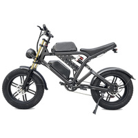 Moto électrique à disque avec moteur central sans balais de 1000 W, vélo de montagne de plage, batterie au lithium, pneus larges, neige, export transfrontalier