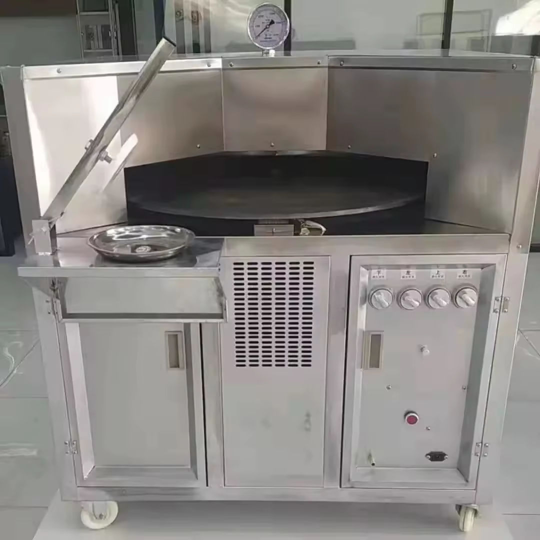 Коммерческая вращающаяся плоская печь для выпечки Naan, электрическая газовая тандыр, Lebanese Chapati Arabic Roti Pita, печь для хлеба, другие машины для закусок