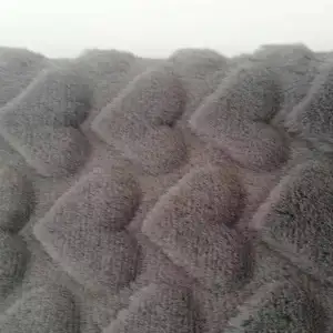 Wholesale High quality 100% polyester faux fur fabric with heart pattern for making toys