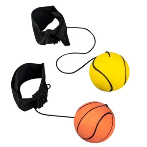 Sport Rückkehr Schwamm Gummi-Handball Spiel Übungen Springen elastisch auf Nylon-Seil Kinder Kinder Outdoor-Spielzeug Ball