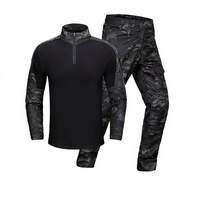 Ensemble de combinaison de camouflage tactique respirante en coton unisexe Cema CZ pour entraînement extérieur - Fabricant transfrontalier