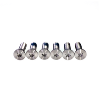 Micro-vis nervurée torx -CD à tête plate de haute précision M1.0 M1.2 M1.4 M1.6 pour montres, téléphones mobiles, ordinateurs portables et ordinateurs
