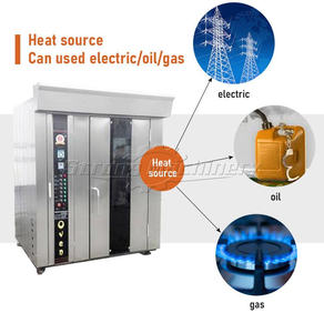 16 Trays <b>Small</b> Rotary Convection <b>Electric</b> Rack <b>Ovens</b> or Rotary Baking <b>Oven</b> Machine for Bread Bakery - Product Image 6