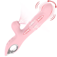 Aufblasbarer Klitoris-Vibrator für Frauen mit 10 Vibrationsmodi, 7 Frequenzen, Fernbedienung, Täglich Wasserdicht, USB Magnetisches Aufladen
