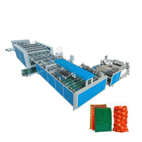 Automatische netzak snij- en naaimachine voor de productie van Raschel-mesh zakken