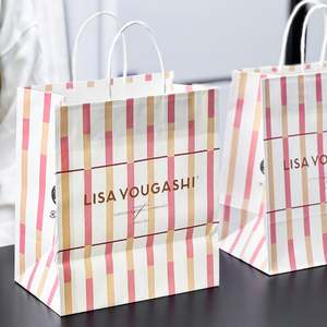 Bolsas de Papel Kraft con Logotipo Impreso Personalizado, Bolsas de Transporte para Alimentos, Aptas para Uso Alimentario, para Panadería, Café, Té y Comida - Product Image 6