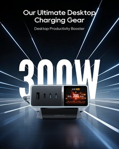 สถานีชาร์จแบบตั้งโต๊ะ CUKTECH 30 Ultra กำลังไฟสูงสุด 300W ชาร์จเร็วผ่านพอร์ต USB-C 5 พอร์ต รองรับการชาร์จเร็ว GaN สำหรับ iPhone 17 อุปกรณ์เสริมสำหรับโต๊ะทำงาน - Product Image 4