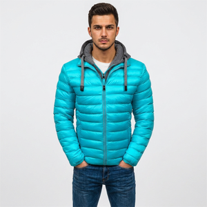 FINER THREADS Custom Bubble <b>Warm</b> Canvas Stand Front Winter <b>Waterproof</b> Quick Dry Breathable Men Ladies Cotton Padded Plus <b>Jacket</b> - Product Image 1