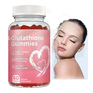 Gummies OEM L-Glutathion, Collagène Marin et Vitamines – Complément Éclaircissant <span class=keywords><strong>pour</strong></span> <span class=keywords><strong>la</strong></span> <span class=keywords><strong>Peau</strong></span> – Gélules de Collagène et L-Glutathion - Product Image 1
