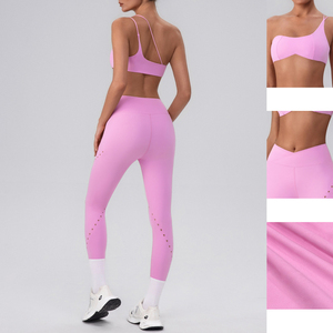 Abbigliamento da <span class=keywords><strong>palestra</strong></span> da <span class=keywords><strong>donna</strong></span> a vita alta, esercizio di Fitness per Yoga attillato, supporta pantaloncini da ginnastica da <span class=keywords><strong>donna</strong></span> attivi a vita alta - Product Image 5