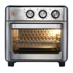 Horno freidora de aire eléctrico sin aceite de 15L, carcasa de acero inoxidable para pollo frito doméstico y circulación de aire - Product Image 1