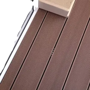 Ламинированная пластиковая виниловая дешевая плитка Балконная деревянная пластиковая напольная плитка