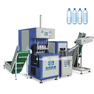 OGMS-4 high speed pet blowing machine with perform auto-loading bottle conveyor