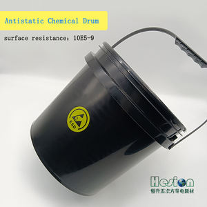 Seau en plastique PP grande capacité, résistant aux produits chimiques, fût en plastique de 5 L pour le stockage d'eau et d'huile industrielle - Product Image 2