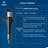 Injecteur Common Rail 295050-2630, soupape d'injection de carburant 23670-E0A30 pour camion lourd Hino J08E EURO 5, pièce moteur diesel 2950502630