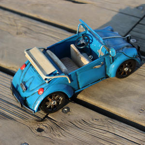 Modellino <span class=keywords><strong>Auto</strong></span> d'<span class=keywords><strong>Epoca</strong></span> Art Déco in Metallo, Artigianato con Motivo Verticale in Lamiera di Ferro per Decorazione Casa e Regali Creativi - Product Image 4