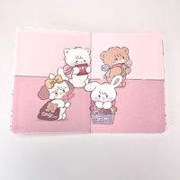 Cuaderno A5 de PU con Páginas a Color, Diseño Lindo de Mikko, Estilo Diario, Planificador Kawaii para Estudiantes y Oficina, Papelería