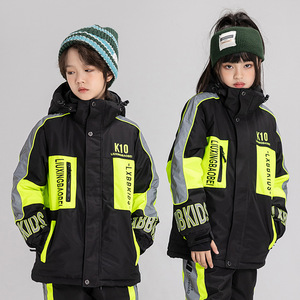 Nuevo Traje de Esquí para Niños, para Niños y Niñas, Invierno, Exterior, Cortavientos, Impermeable, Cálido, Grueso, Duradero, 100% Poliéster - Product Image 4