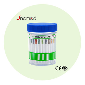 Bandelettes de <span class=keywords><strong>toxicologie</strong></span> certifiées CE 12 panneaux Tasses de test multi-médicaments Kit de test de drogue urinaire - Product Image 1
