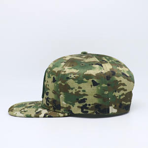 Gorra de Béisbol Deportiva Unisex de Diseño Moderno, 6 Paneles, Tela de Camuflaje, 100% Algodón, con Logotipo Bordado en 3D - Product Image 3