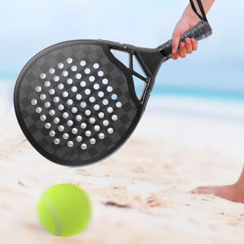 Pro fornitore racchetta da Paddle personalizzata Beach Tennis in fibra di vetro carbonio 3K 12K 18K Paddle