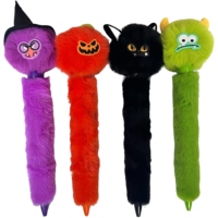 Nouveau stylo bille en peluche mignon pour Halloween, personnalisable, directement de l'usine, faible minimum de commande