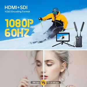 <span class=keywords><strong>Hollyland</strong></span> Cosmo <span class=keywords><strong>C1</strong></span> système de Transmission vidéo sans fil professionnel SDI Loopout 0.04s latence 1000ft accessoires Audio vidéo - Product Image 3