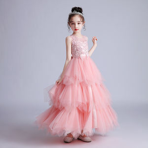 Nouvelle Robe de Princesse 2021 pour Enfants, Robes de Soirée à Fleurs, Robe de Mariage Élégante pour Filles, Vêtements pour Filles - Vente Directe Usine - Product Image 3