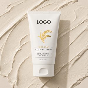 Limpiador Facial Profesional Purificante, Refrescante y Suavizante, Purifica los Poros, No Reseca, con Extracto de Arroz, para Piel Grasa y Mixta, Espuma Limpiadora de Arroz - Product Image 1