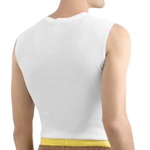 Débardeur Homme Uni à Col Boutonné, Personnalisable avec Logo, Haute Qualité, 100% Coton - Product Image 2