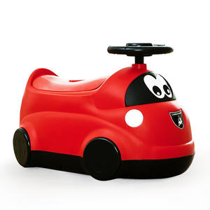Asiento de entrenamiento para ir al baño Lamborghini para niños, de plástico grueso, con ruedas, para niños y niñas - Product Image 2
