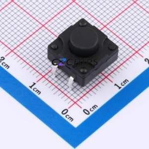 TSW12111-080B511BA Tactile Switch Through hole-4P,11.7x11.5mm Switch Single Pole Single Throw Round Button 2.8N 11.7mm - Product Image 1