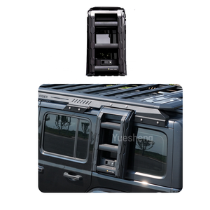 Accessoires tout-terrain pour Jeep Wrangler JK JL, échelle latérale pliable en alliage d'aluminium pour voiture, accessoires automobiles - Product Image 1