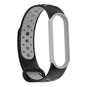 Correa de silicona para reloj Xiaomi <span class=keywords><strong>Mi</strong></span> <span class=keywords><strong>Band</strong></span> <span class=keywords><strong>7</strong></span>, correa de goma deportiva de doble Color ajustable - Product Image 3