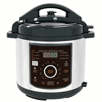 Autocuiseur Électrique 6L 1000W avec Écran LCD Numérique, 17 Menus, Multifonction, Cuiseur à Riz, Vente en Gros Usine OEM, Certifié CE CB