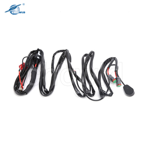 कस्टम 2 पिन ड्यूश कनेक्टर ऑटो एलईडी लाइट बार वॉटरप्रूफ वायर हार्नेस - Product Image 4